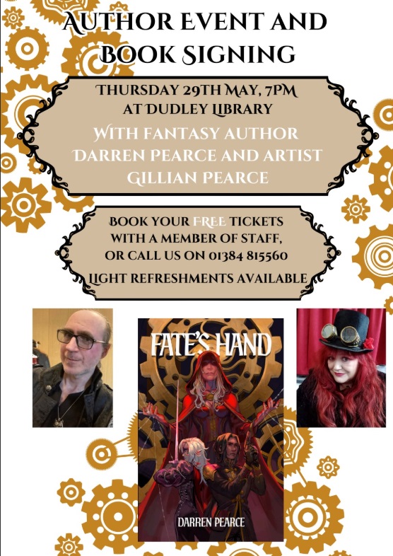 Dudley Library - Author Event and Book Signing with Darren Pearce and Gillian Pearce